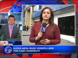 Alexis Mera rinde versión libre por caso Odebrecht