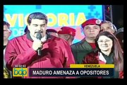 Venezuela: Nicolás Maduro amenaza a opositores