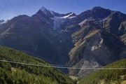 World's longest pedestrian suspension bridge opens in Switzerland