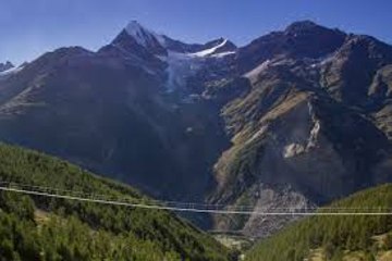 World's longest pedestrian suspension bridge opens in Switzerland