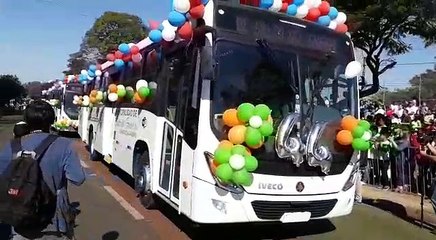 Municipalidad de Salto del Guairá adquiere colectivos inclusivos