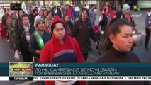 Paraguay: miles de campesinos exigen se declare emergencia en el agro