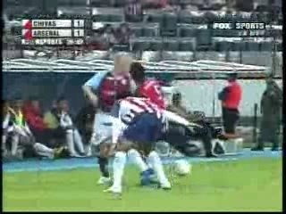 Chivas 1 - Arsenal 3 :: Sud 2007, Goles