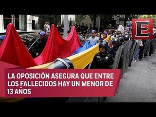 Venezuela: Oposición reporta 14 muertos en protestas contra Constituy