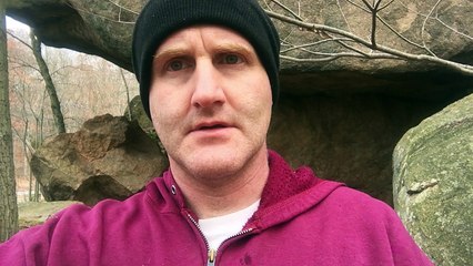 Brian Ghilliotti: Visit to Glacial Boulder Deposit Cave Near Guilford, Connecticut (1)