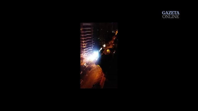 Transformador pega fogo e assusta moradores na Praia do Canto