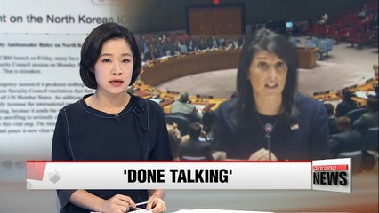 U.S. sees no merit in further talks over North Korea: Haley