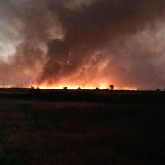 Wildfire Sends Smoke Into Skies Above Mabton, Washington