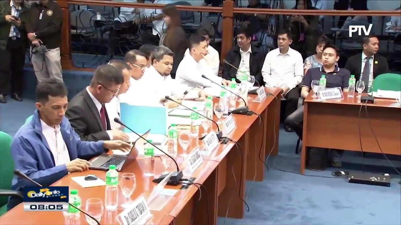 BOC Chief Faeldon, nagisa sa pagdinig ng Senado ukol sa higit P6-B halaga ng naipuslit na shabu