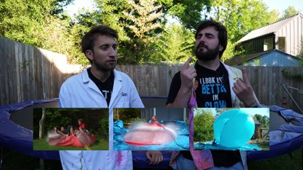 Crushed by a Giant 6ft Water Balloon - The Slow Mo Guys 4K