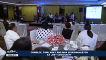 COMELEC, tinalakay ang mga diskriminasyon sa LGBT community