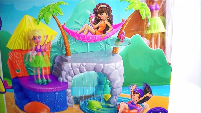 Pig George e Peppa Pig Conhecem o Parque Festa na Piscina da Polly Pocket Brinquedos em Po