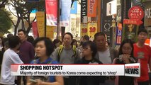 Majority of foreign tourists to Korea come expecting to 'shop'