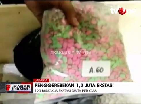 Penggerebekan 1,2 Juta Butir Ekstasi dari Belanda