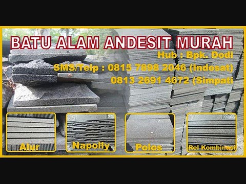 MURAH !!! HARGA PRODUSEN, WA No HP : 0815-7898-2046, Batu Alam Untuk Tiang Teras