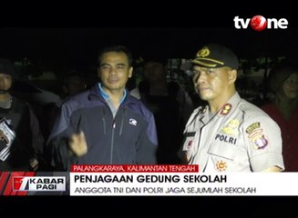 Penjagaan Ketat Pasca Kebakaran 8 Sekolah di Palangkaraya
