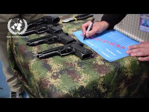 United Nations Collects Weapons Surrendered by FARC Rebels