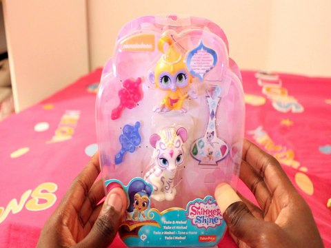 NICKELODEON SHIMMER & SHINE NAHAL TALA PETS TOYS UNBOXING