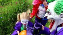 GIANT ICE CREAM HUNT! w/ Frozen Elsa Spiderman Joker Kids Pretend Play Family Funny In Rea