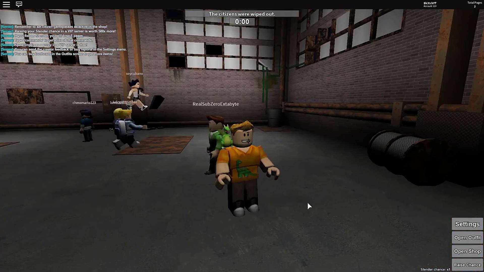 Playing SLENDERS ONLY Roblox Games 