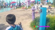 Kid Playtime at the Pool! Family Fun Vacation Disneys Art of Animation Resort Splash Pad