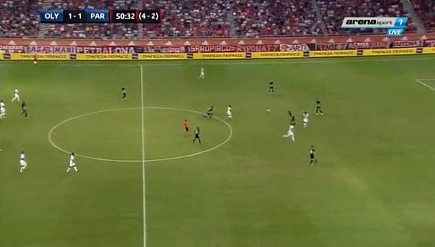 Το γκολ του Κώστα Φορτούνη - Ολυμπιακός 2-1 Παρτιζάν - 02.08.2017