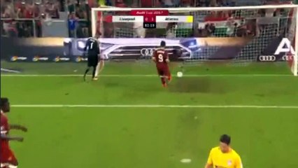 Roberto Firmino penalty GOAL HD - Liverpool 1-1 Atletico Madrid