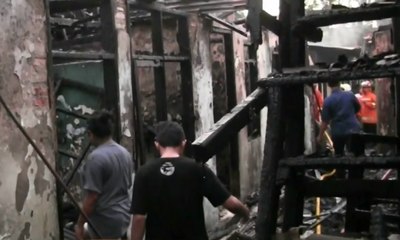 Kebakaran di jalan Bujana Jakarta Selatan