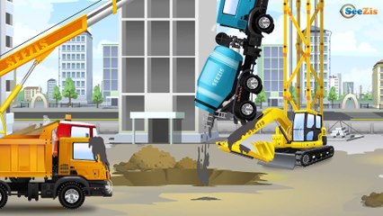 Kamyon Junior - Trafik problemini çözme - Çocuklar için video