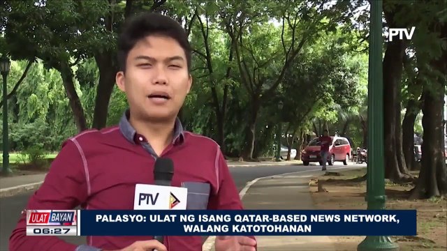 Palasyo: Ulat ng isang Qatar-based news network, walang katotohanan