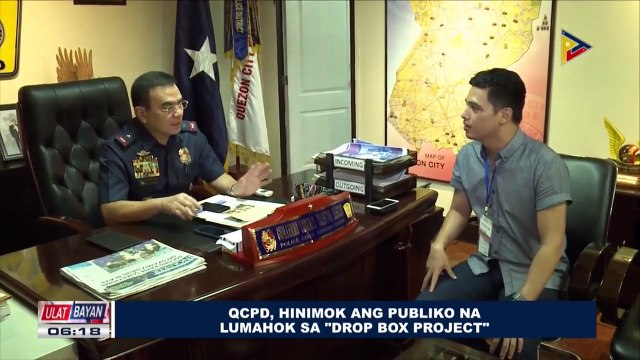 QCPD, hinimok ang publiko na lumahok sa Drop Box Project