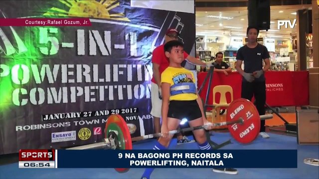SPORTS BALITA: Siyam na bagong PH records sa Powerlifting, naitala