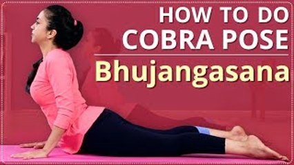 How To Do COBRA POSE | Step By Step Bhujangasana | Simple Yoga Lessons | Yoga For Beginners