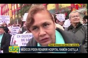 Piden reabrir hospital Ramón Castilla tras incendio en galería Nicolini