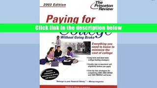 [PDF]  Paying for College Without Going Broke, 2003 Edition (College Admissions Guides) Kalman