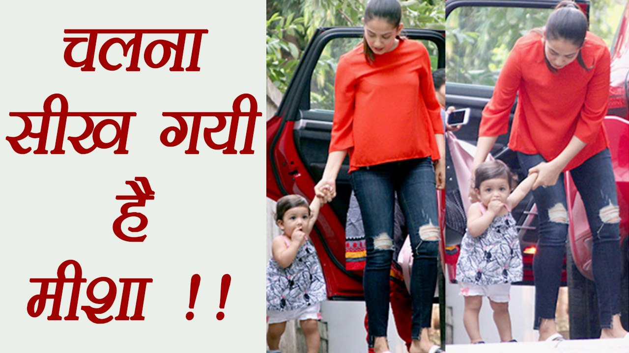 Shahid Kapoor and Mira's Misha STARTS WALKING; Watch | FilmiBeat