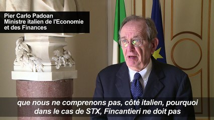 STX France: l'Italie réclame toujours la majorité absolue