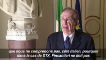 STX France: l'Italie réclame toujours la majorité absolue