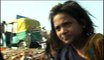 Indian rag picker girl sharing her life on-camera