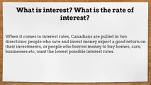 Understanding interest rates