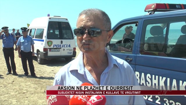 Aksion në plazhet e Durrësit - News, Lajme - Vizion Plus