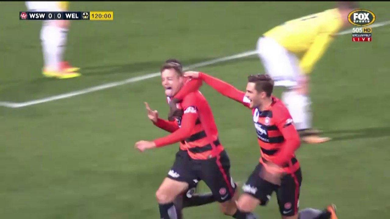 1-0 Oriol Riera Goal  - WS Wanderers 1 - 0 Wellington Phoenix 01.08.2017
