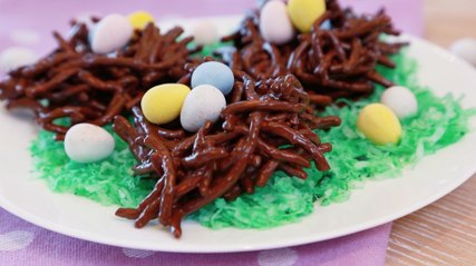 How to Make Chocolate Easter Nests