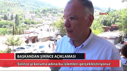 Şirince'de yıkım hazırlığı