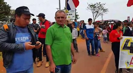 Carlos Bareiro habla sobre el cierre de ruta para exigir asfalto para Araujocué