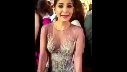 Ayesha Omer  Khubsurat  Wearing Hot Dress in Lux Award