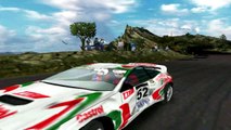 v-rally 2 (arcade level expert) replay 89 with my car : toyota celica gt4