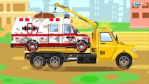 Video for children Kids Car - The Ambulance Adventures - Emergency Vehicles Cartoon Video for kids