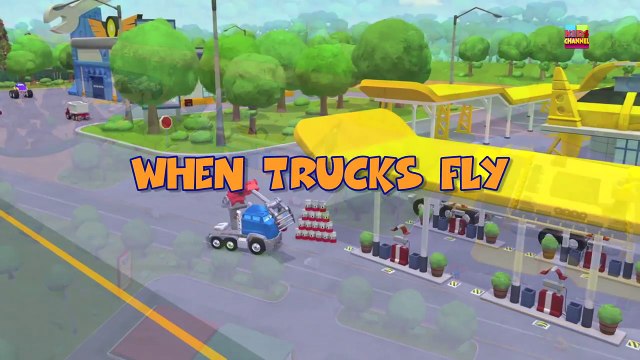 Chuck And Friends | When Trucks Fly | Episode 6 | Cartoons For Kids | Baby Videos | Trucks Cartoons