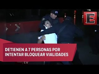 Protesta contra la inseguridad en Ecatepec termina en conato de violencia